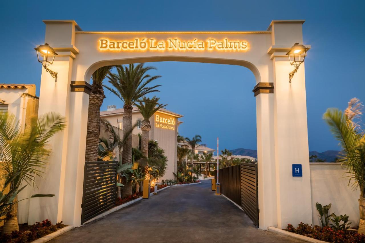 Hotel Barceló La Nucía Palms Exterior foto Entrance to Barceló La Nueva Palma
